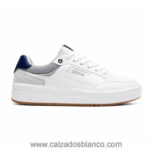 Joma STRIPE 2604 Blanco-Marino  201-0234 