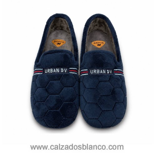 Zapatilla de Casa DeValverde 3551 URBAN Marino (211-0150)
