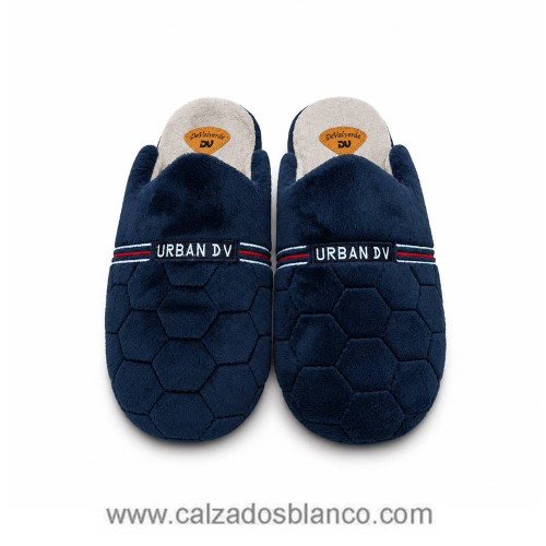 Zapatilla de Casa DeValverde 5504 URBAN Marino (211-0149)