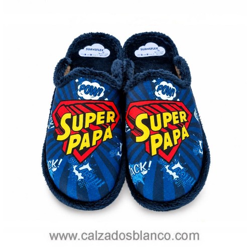 Zapatilla de Casa SuaveFlex 200 SÚPER PAPÁ (211-0158)