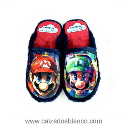Zapatilla de Casa SuaveFlex 200 MARIO LUIGI (305-0008)