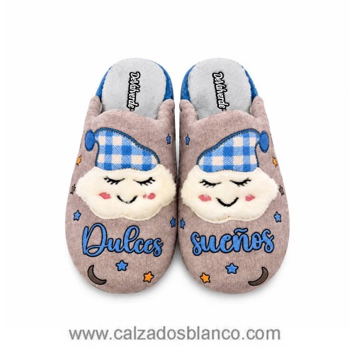 Zapatilla de Casa D'Valverde 6096 NUBES Ducados (111-0251)