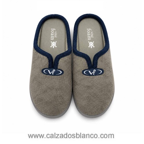 Zapatilla de Casa Vital Foam 395 Gris (211-0161)