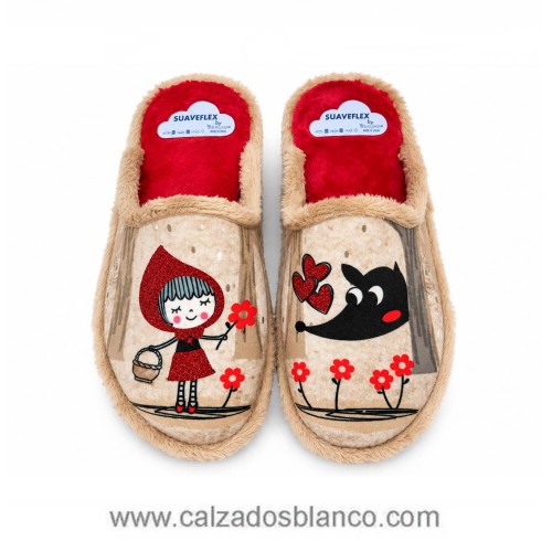 Zapatilla de Casa SuaveFlex 200 CAPERUCITA (111-0262)
