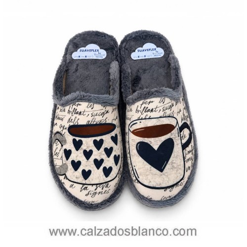 Zapatilla de Casa SuaveFlex 200 TAZAS (111-0261)