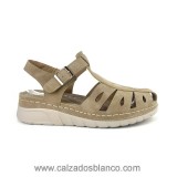 Sandalia Cerrada WS8928 Taupe 