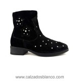 Rosa Amada 602K099 Negro Tachas  105-0089 