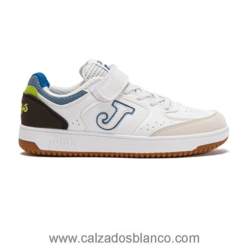 Joma FLEXY JR 2505 Blanco-Azul  301-0153 