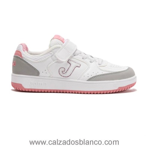 Joma FLEXY JR 2513 Blanco-Rosa  302-0020 