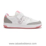 Joma FLEXY JR 2513 Blanco-Rosa  302-0020 