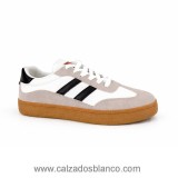 Deportivo X-9 Blanco-Gris  101-0176 