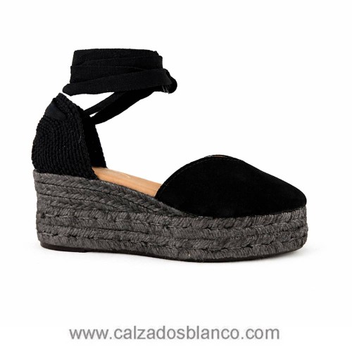 Zapatilla de Esparto Mariel 23339-X Negro (112-0135)