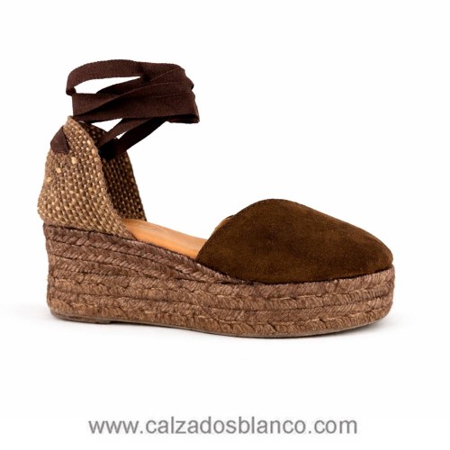 Zapatilla de Esparto Mariel 23339-X Marrón (112-0134)