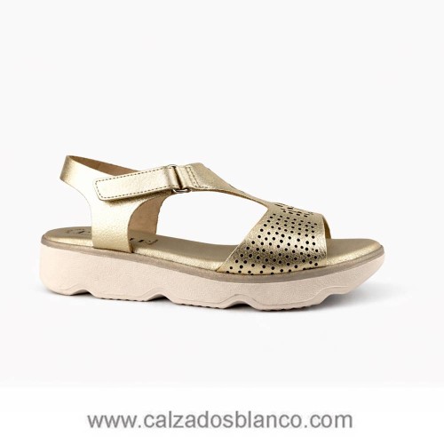 Sandalia Puche 7466 Platino (110-0306)